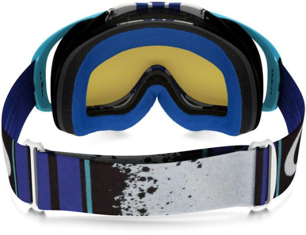 Oakley Crowbar Pinned Race мотоочки, синяя линза