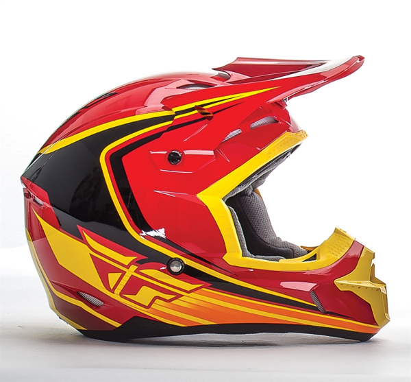 Fly Racing Kinetic Fullspeed 2017 шлем кроссовый, красно-черно-желтый Fly Racing Kinetic Fullspeed 2017 шлем кроссовый, красно-черно-желтый