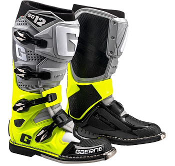 Gaerne SG12 мотоботы кроссовые, желто-черно-серый
