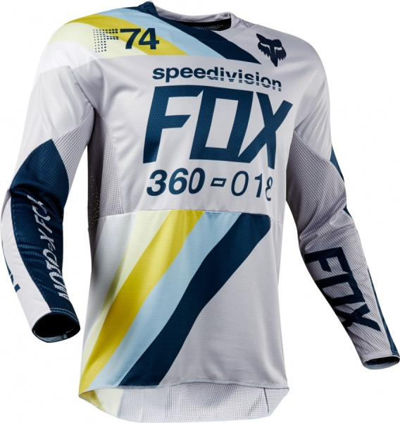 Fox Racing 360 Draftr 2018 джерси, серо-темно-синий Fox Racing 360 Draftr 2018 джерси, серо-темно-синий