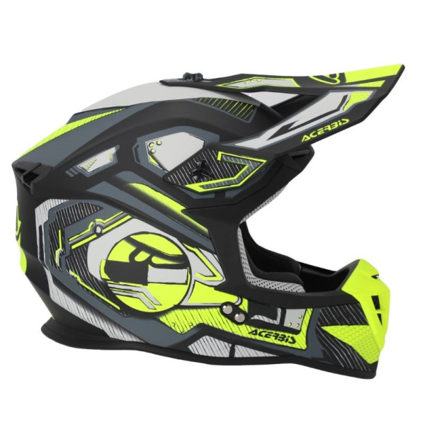 Acerbis Linear 22-06 Black/Fluo-Yellow шлем внедорожный
