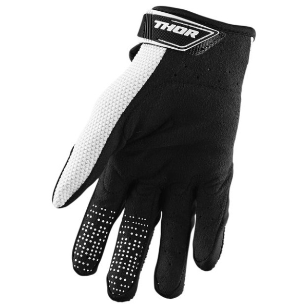 Thor S20 Spectrum мотоперчатки, черно-белый