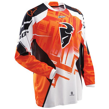 Thor Phase Slab джерси, бело-оранжевый