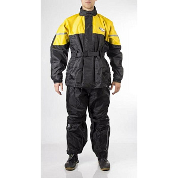 Vega дождевик раздельный (куртка+штаны), черно-желтый