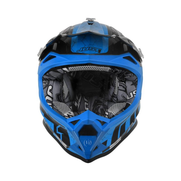 Just1 J32 Pro Swat Camo Blue Fluo шлем детский, сине-черный Just1 J32 Pro Swat Camo Blue Fluo шлем детский, сине-черный