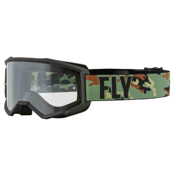 Fly Racing Focus 2022 мотоочки, зелено-черный камуфляж Fly Racing Focus 2022 мотоочки, зелено-черный камуфляж