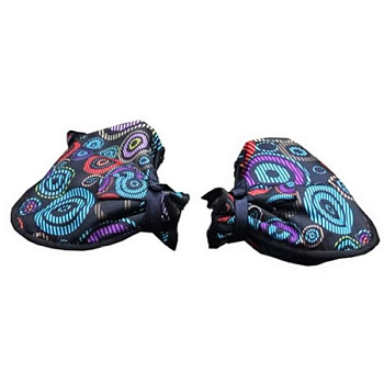 Blind Pigeon Warm Hands муфты на руль, черно-голубой