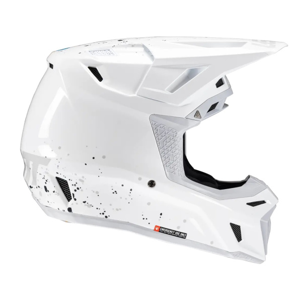 Leatt Kit Moto 8.5 V25 White шлем кроссовый + Velocity 5.5 мотоочки