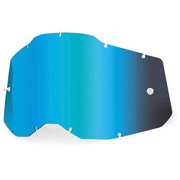 100% RC2/AC2/ST2 Replacement Lens Mirror Blue линза
