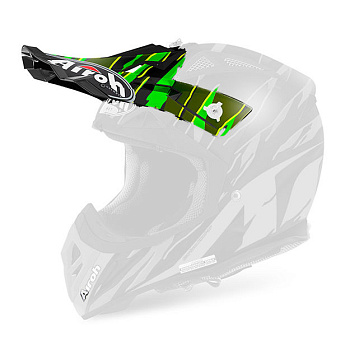 Airoh Aviator 2.2 козырек к шлему, зелено-желтый Airoh Aviator 2.2 козырек к шлему, зелено-желтый