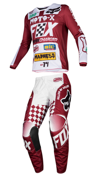 Fox Racing 180 Czar 2019 комплект, красно-белый