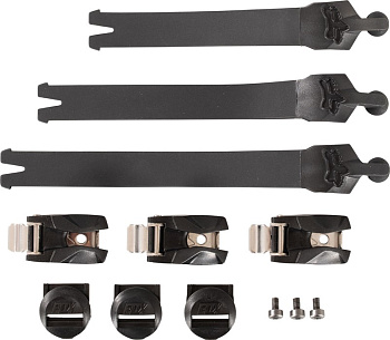 Fox Comp 2020 Strap Kit/Buckle/Pass стрепы к мотоботам с застежками, черный (3 шт.)