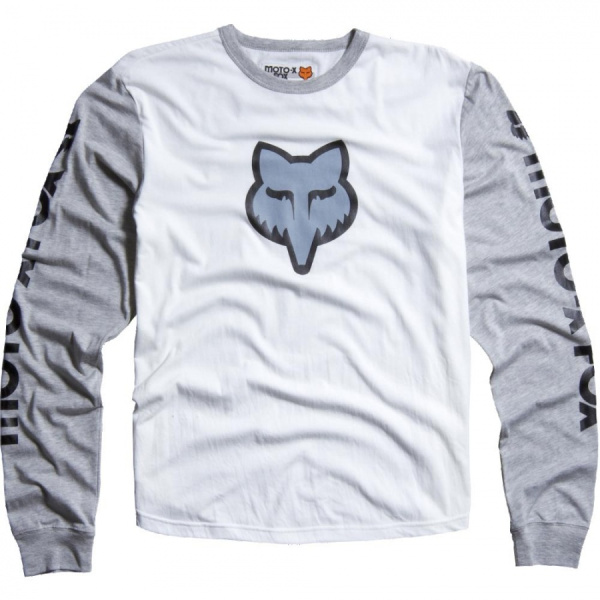 Fox Moto-X LS Knit футболка, белый Fox Moto-X LS Knit футболка, белый