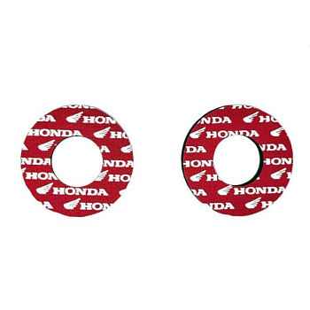 SM-Parts Honda донаты на грипсы (накладки на ручки руля), красный