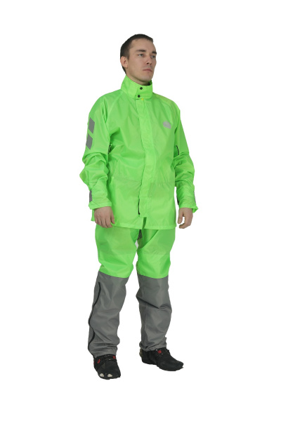 Hyperlook Titan дождевик раздельный (куртка+штаны), ярко-салатовый