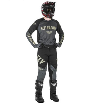 Fly Racing Evolution DST 2021 комплект, серо-черный