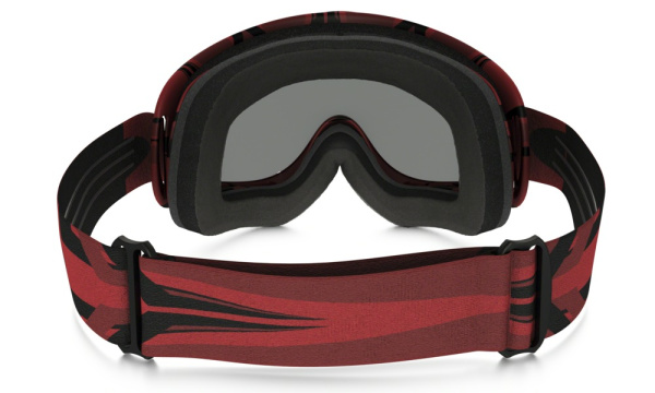 Oakley O-Frame Intimidator мотоочки, красно-черный, темно-серая линза