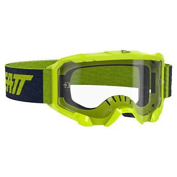 Leatt Velocity 4.5 Neon Lime / Clear мотоочки, двойная линза