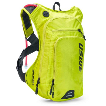 USWE Outlander 9L Hydration Pack (3L) Crazy Yellow рюкзак-гидропак, желтый
