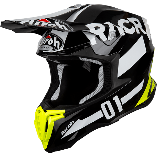 Airoh Twist Racr шлем внедорожный, черно-желтый Airoh Twist Racr шлем внедорожный, черно-желтый
