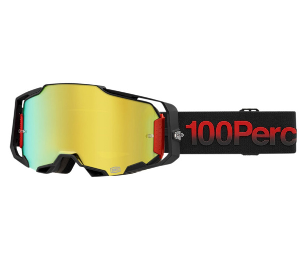 100% Armega Tzar / Mirror Gold Lens мотоочки