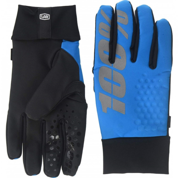 100% Hydromatic Brisker мотоперчатки, синий