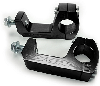Cycra U-Clamp Twinwall кронштейны крепления к рулю (1-1/8) 28мм, черный
