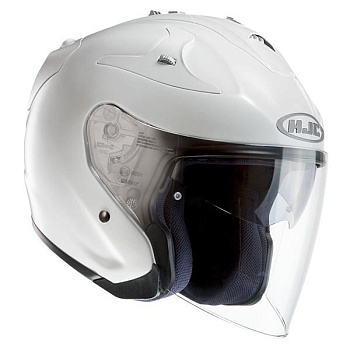 HJC FG-JET Pearl White Ryan шлем открытый