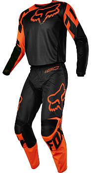 Fox Racing 180 Race 2017 комплект, черно-оранжевый