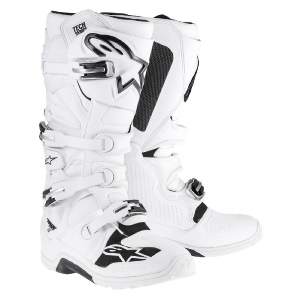Alpinestars Tech 7 Enduro мотоботы кроссовые, белый Alpinestars Tech 7 Enduro мотоботы кроссовые, белый