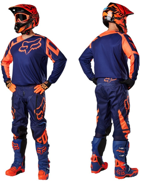 Fox Racing Legion Offroad LT джерси, сине-оранжевый
