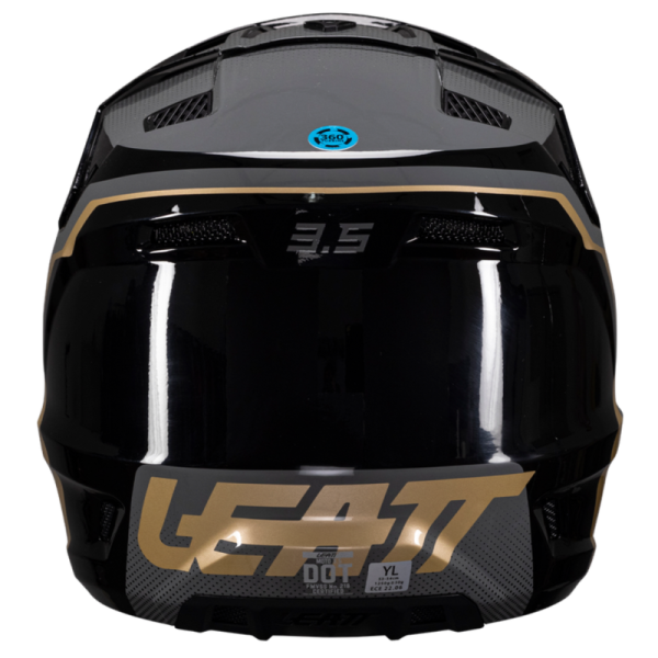 Leatt Kit Moto 3.5 Jr V25 Black шлем подростковый + Vizion 2.5s мотоочки