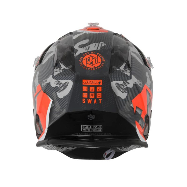 Just1 J32 Pro Swat Camo Orange Fluo шлем детский, оранжево-черный Just1 J32 Pro Swat Camo Orange Fluo шлем детский, оранжево-черный