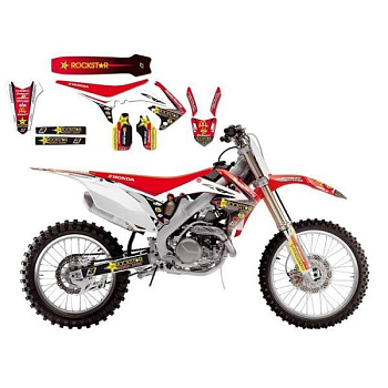 Blackbird Honda Rockstar комплект наклеек + сиденье CRF250 10-13