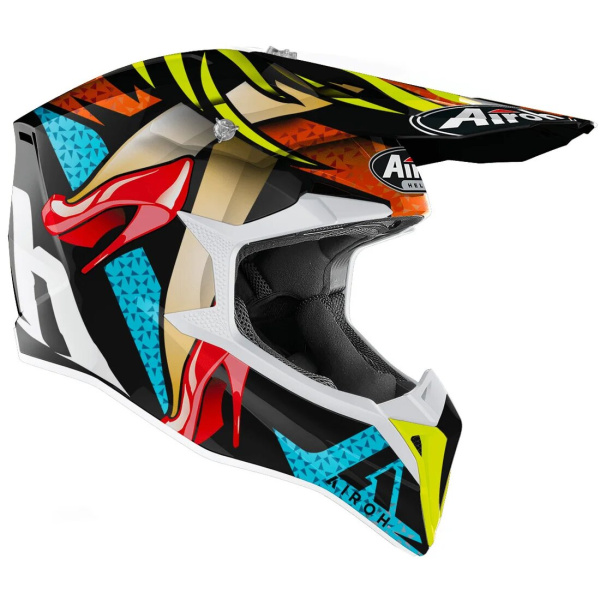 Airoh Wraap Lollipop Gloss шлем внедорожный