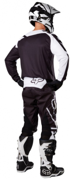 Fox Racing 180 Race 2017 комплект кросс, черно-белый