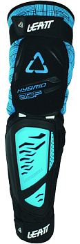 Leatt 3DF Hybrid EXT наколенники, черно-синий