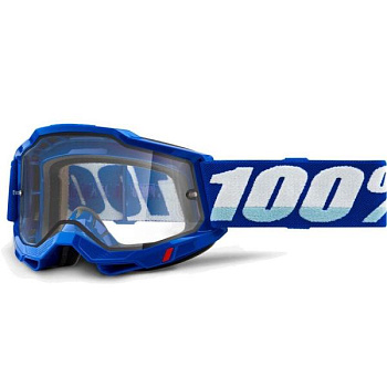 100% Accuri 2 Enduro Blue / Clear Dual Lens мотоочки