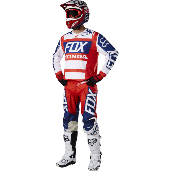 Fox Racing 180 Honda 2017 комплект, красно-бело-синий