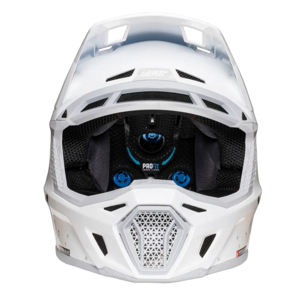 Leatt Kit Moto 8.5 V25 White шлем кроссовый + Velocity 5.5 мотоочки