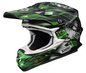 Shoei VFX-W GRANT TC-4 шлем кроссовый, зеленый