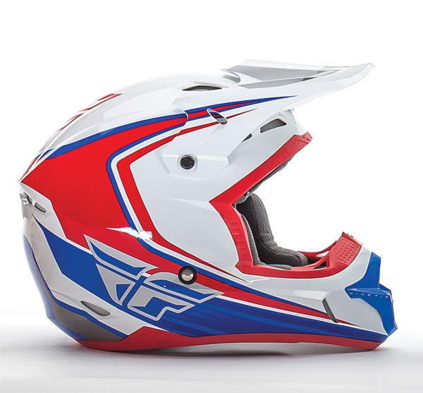 Fly Racing Kinetic Fullspeed 2017 шлем кроссовый, бело-красно-синий Fly Racing Kinetic Fullspeed 2017 шлем кроссовый, бело-красно-синий