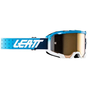 Leatt Velocity 4.5 Iriz Cyan / Bronze UC 68% мотоочки, двойная линза