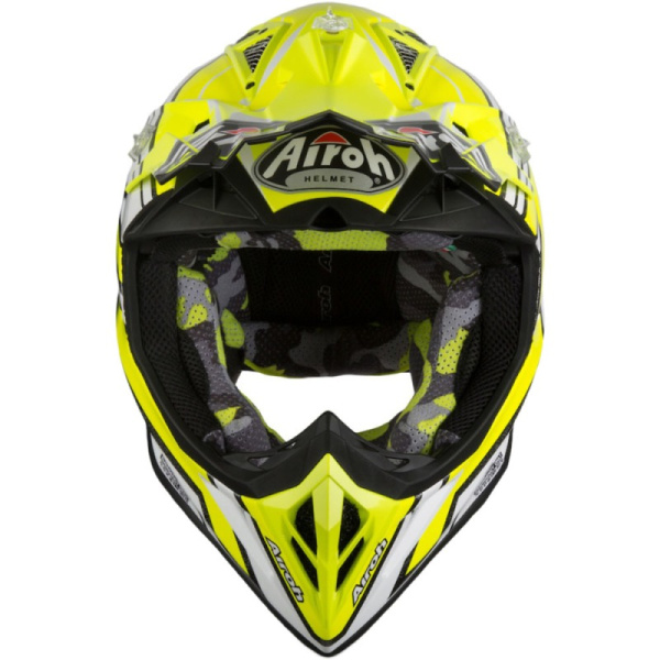Airoh Aviator 2.2 Cairoli 019 шлем внедорожный, желто-белый Airoh Aviator 2.2 Cairoli 019 шлем внедорожный, желто-белый