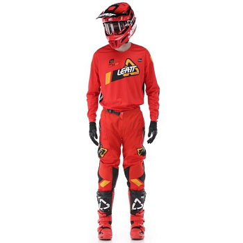 Leatt 3.5 Ride Kit 2024 Red комплект мотоштаны + джерси