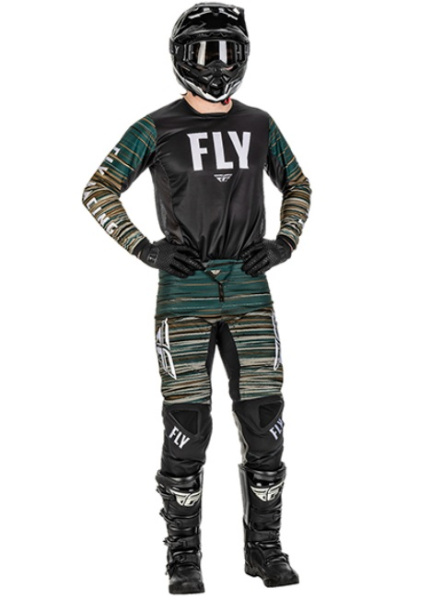 Fly Racing Kinetic Wave мотоштаны, черный Fly Racing Kinetic Wave мотоштаны, черный