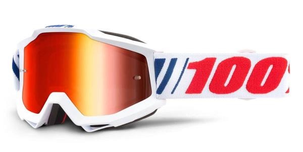 100% Accuri AF066 Mirror Red Lens мотоочки