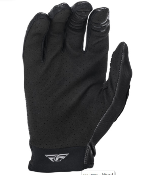 Fly Racing Lite 2022 мотоперчатки, черно-серый