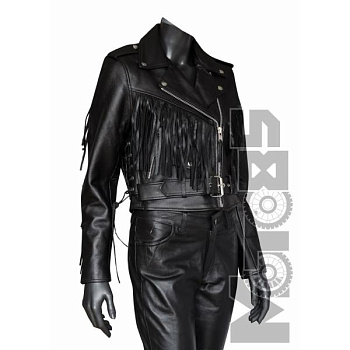 First L115FR Косуха кожаная женская с бахромой First L115FR Косуха кожаная женская с бахромой