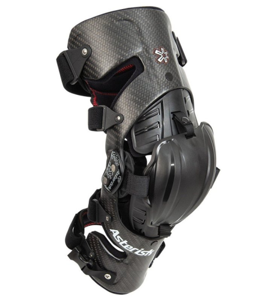 Asterisk New Carbon Cell 1 Knee Brace наколенники, черный